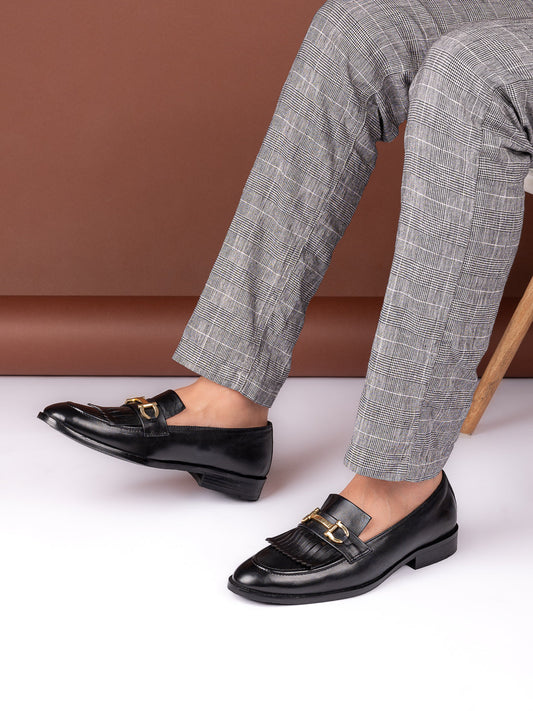 Men, Men Footwear, Black Loafer