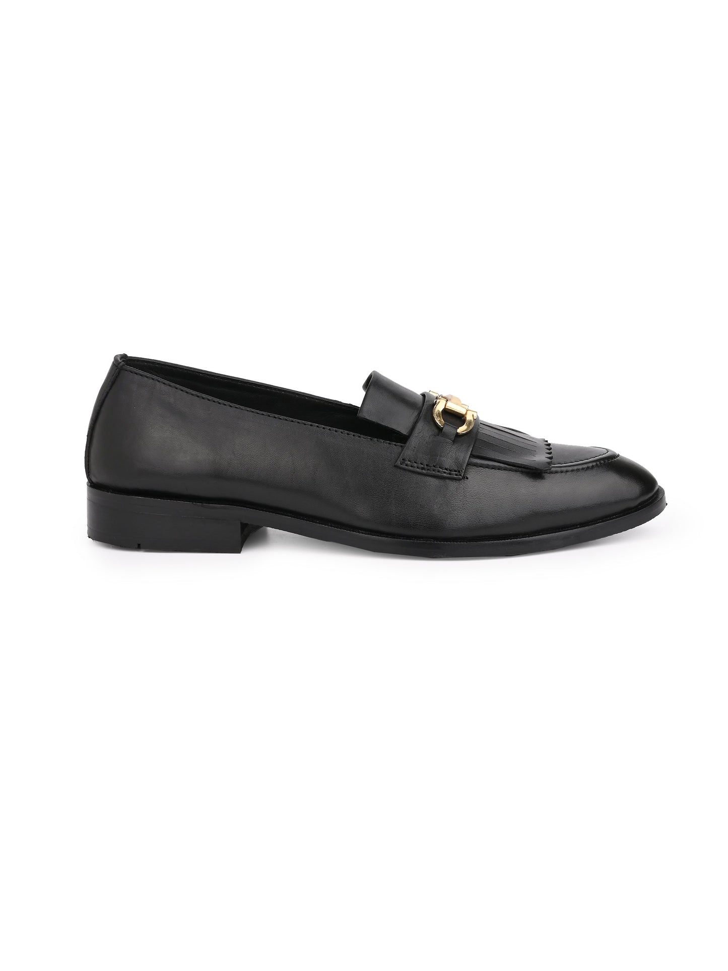 Men, Men Footwear, Black Loafer