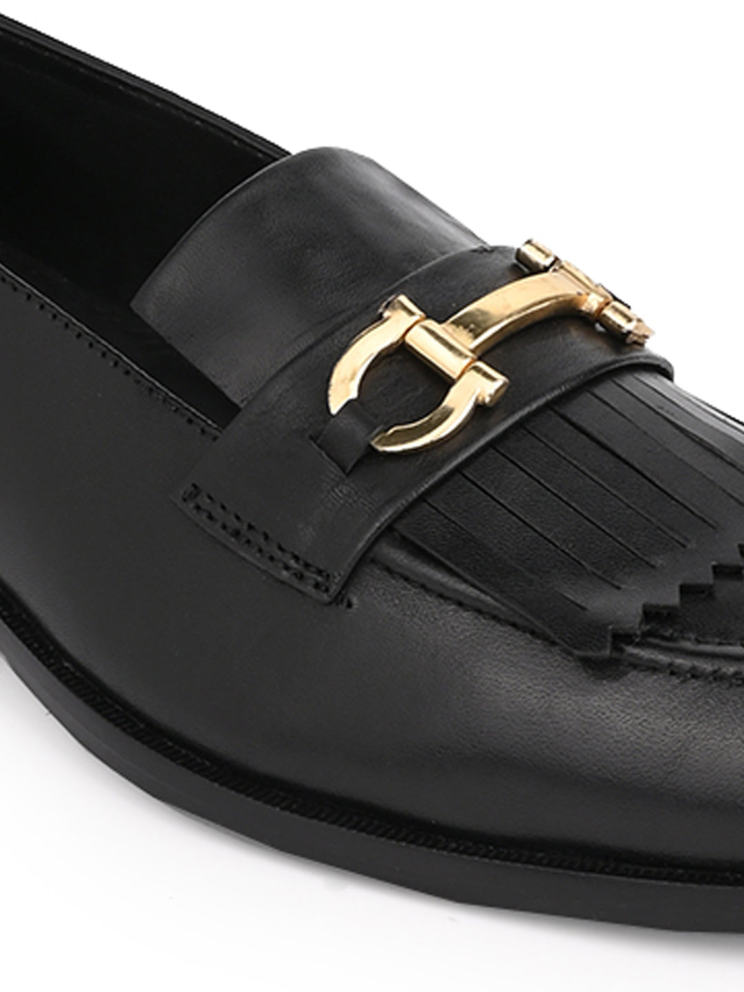 Men, Men Footwear, Black Loafer