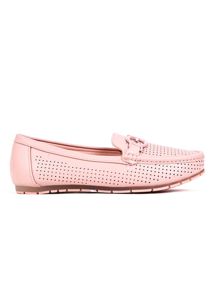 Women, Women Footwear, Pink Loafers