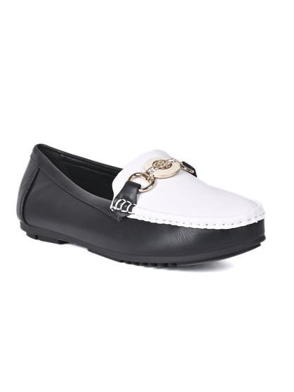 Women, Women Footwear, Black Loafers