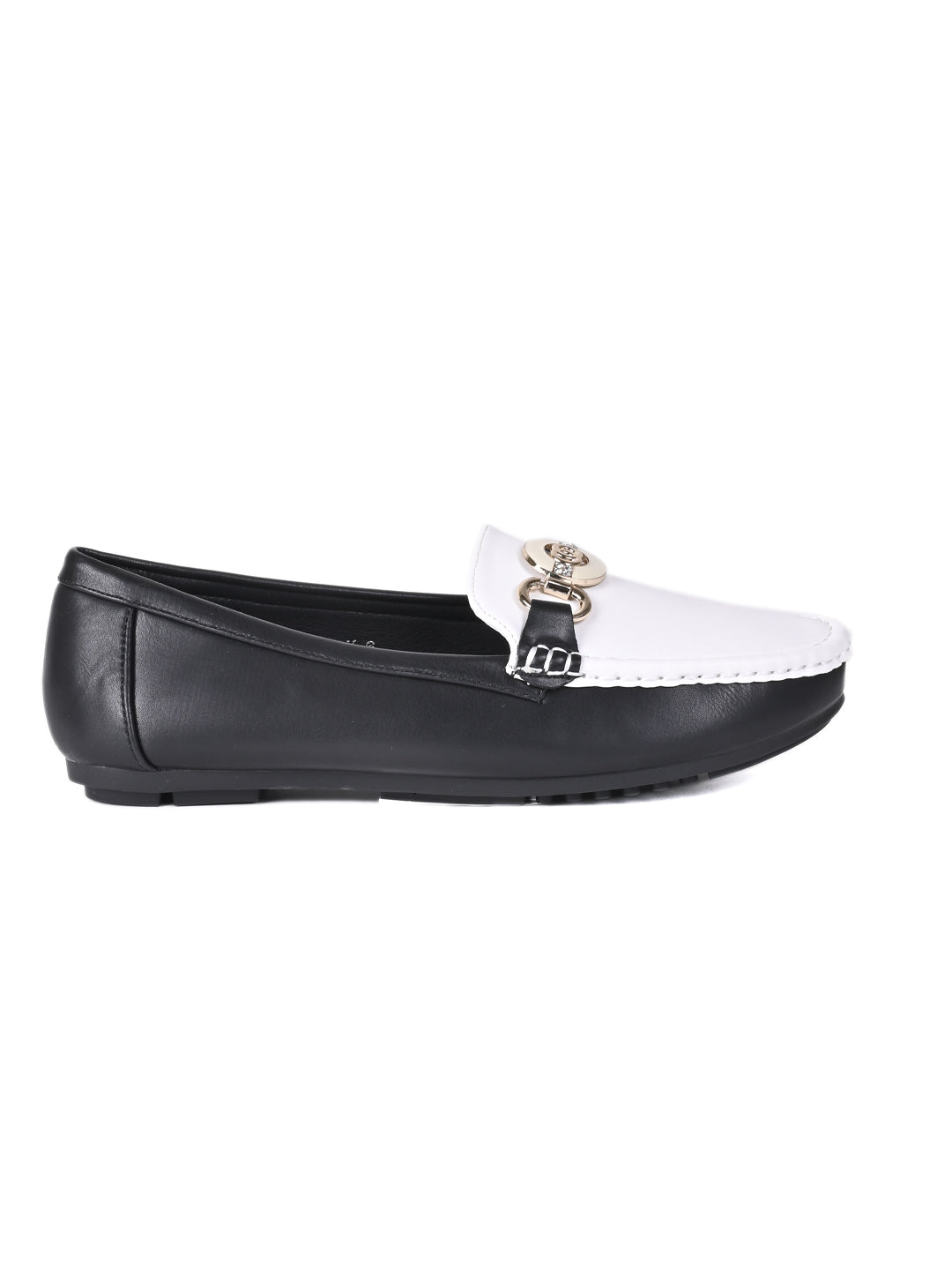 Women, Women Footwear, Black Loafers