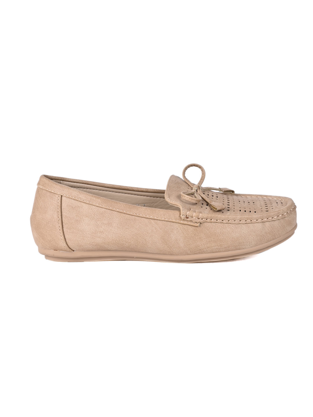 Women, Women Footwear, Beige Loafers