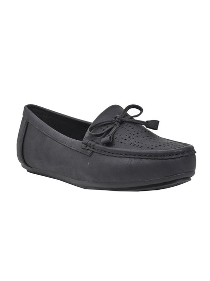 Women, Women Footwear, Black Loafers