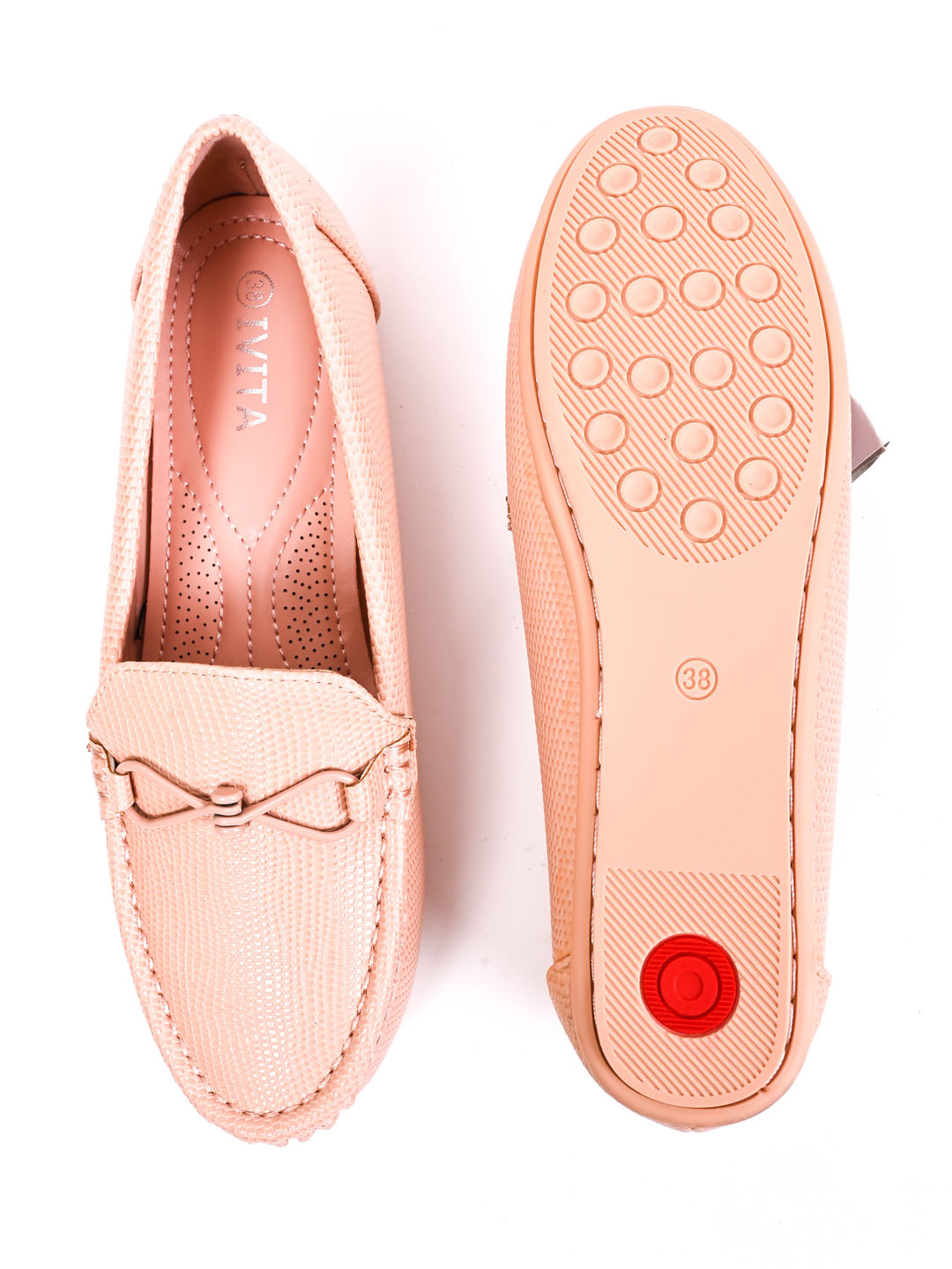 Women Pink Embellished Mules