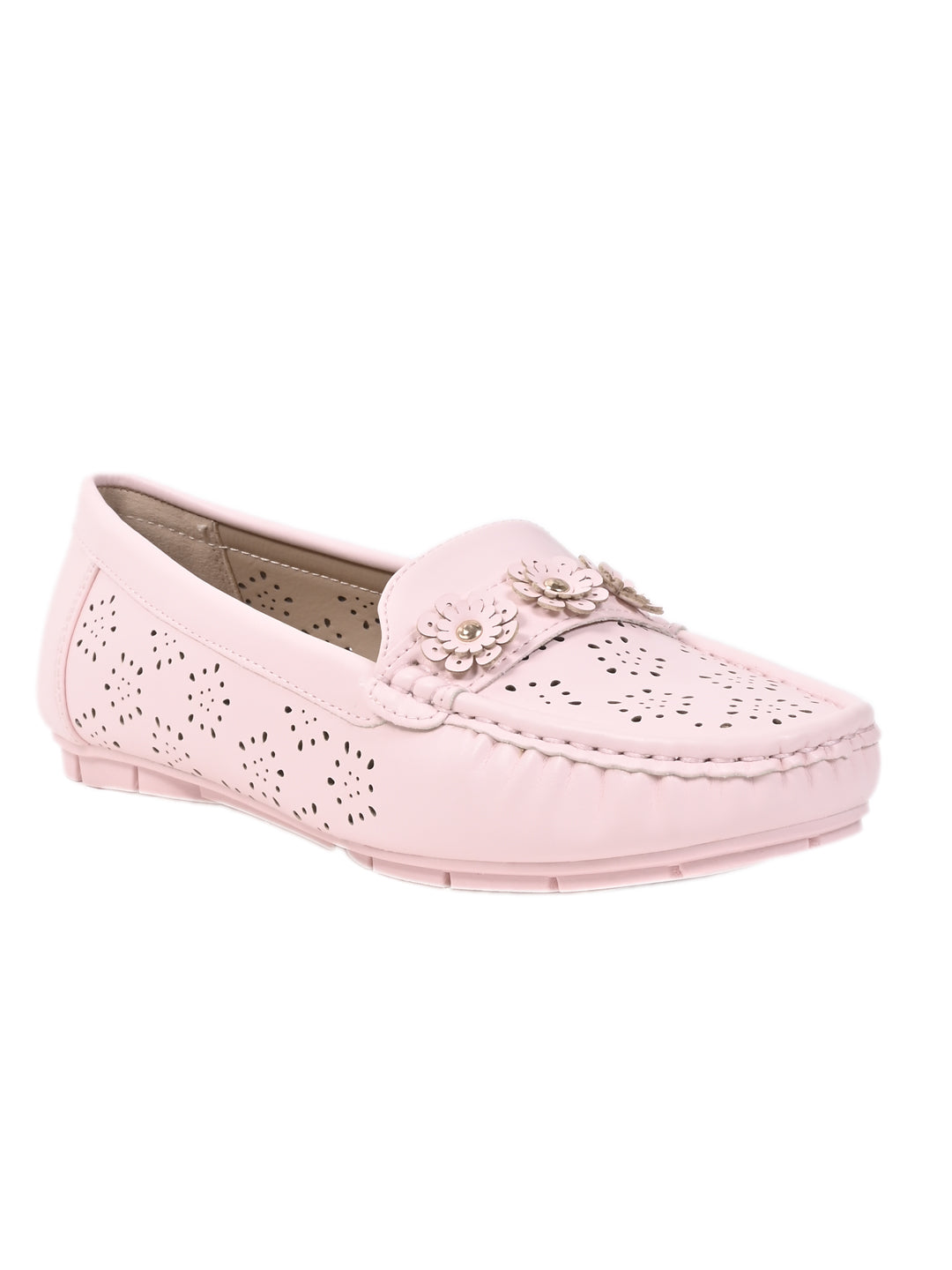 Women, Women Footwear, Pink Loafers