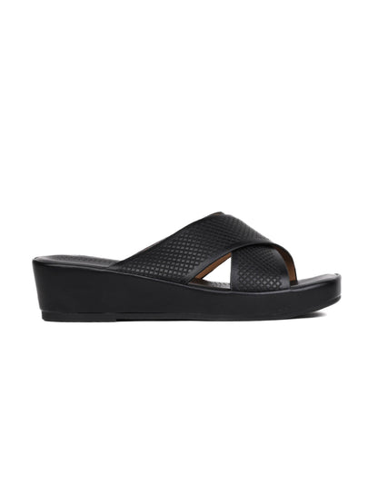 Women, Women Footwear, Black Sandals