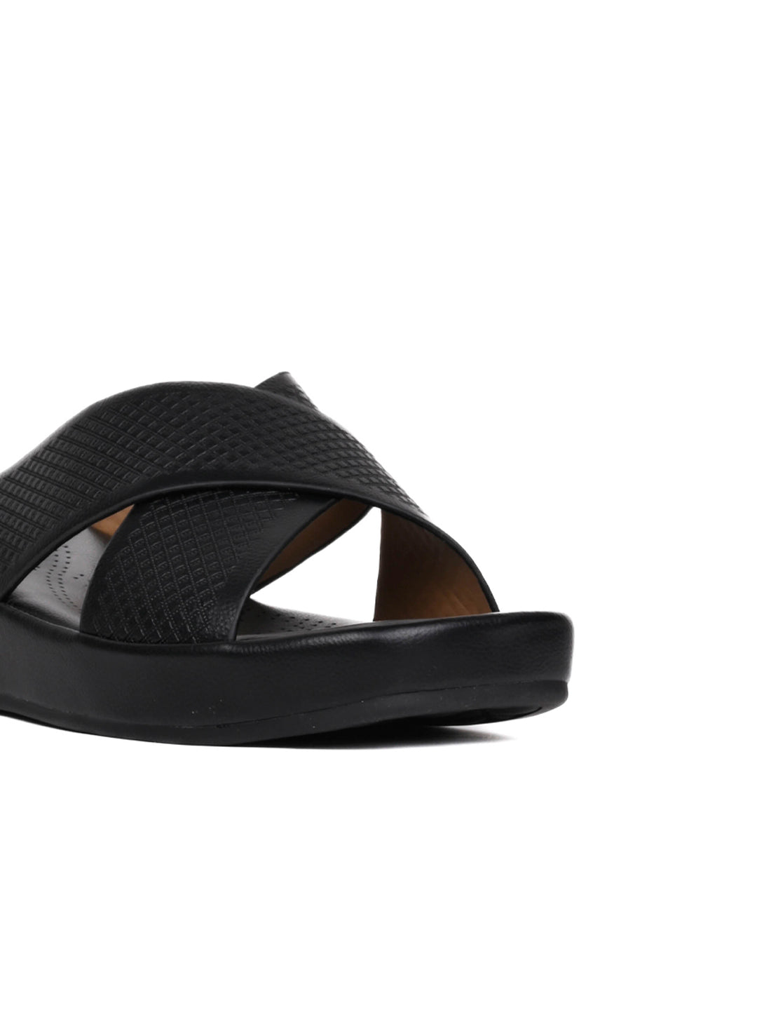 Women, Women Footwear, Black Sandals