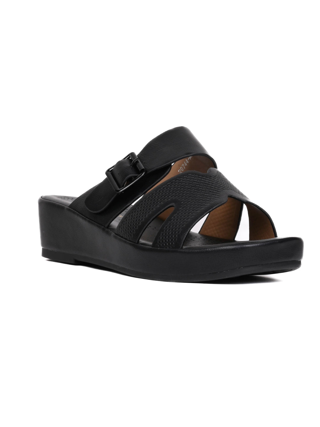 Women, Women Footwear, Black Sandals