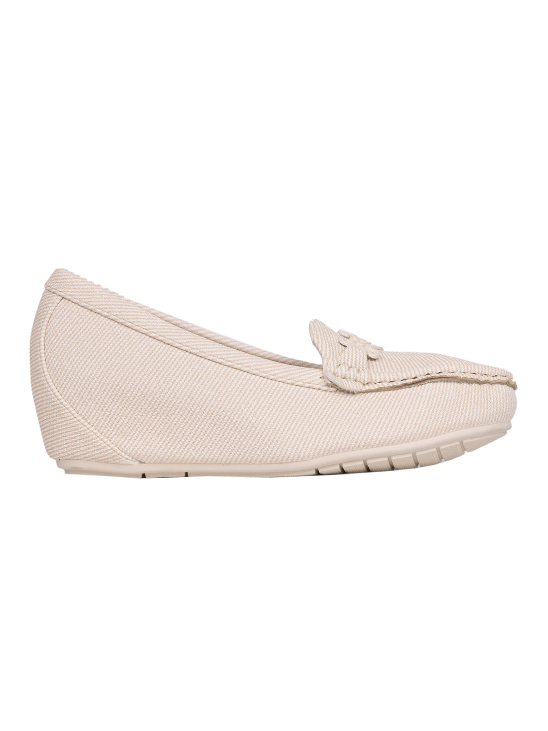 Women, Women Footwear, Beige Loafers