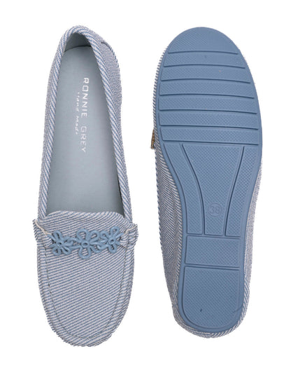 Women, Women Footwear, Blue Loafers