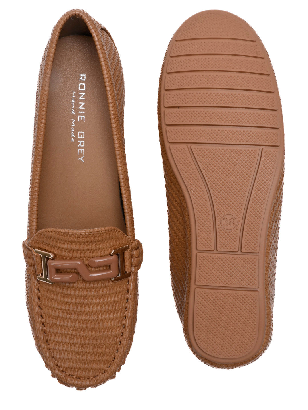 Women, Women Footwear, Khaki Loafers