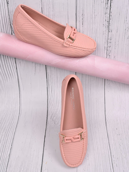 Women, Women Footwear, Pink Loafers