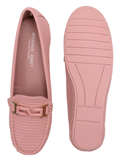 Women, Women Footwear, Pink Loafers