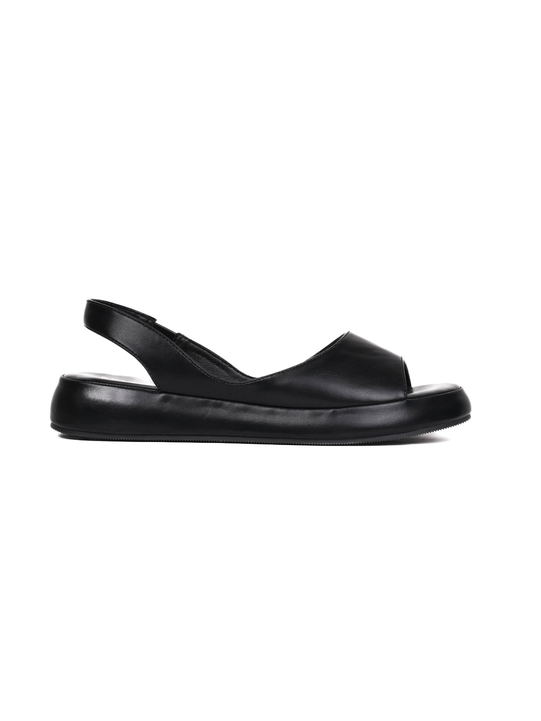 Women, Women Footwear, Black Sandals