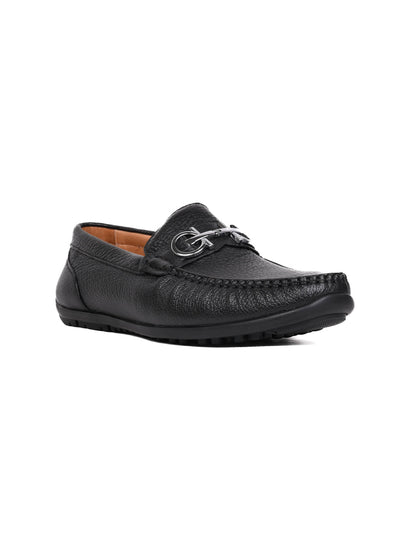 Men, Men Footwear, Black Driving Shoes