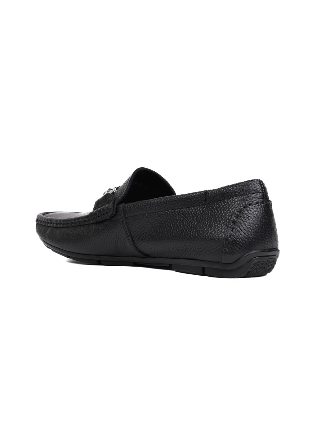 Men, Men Footwear, Black Driving Shoes