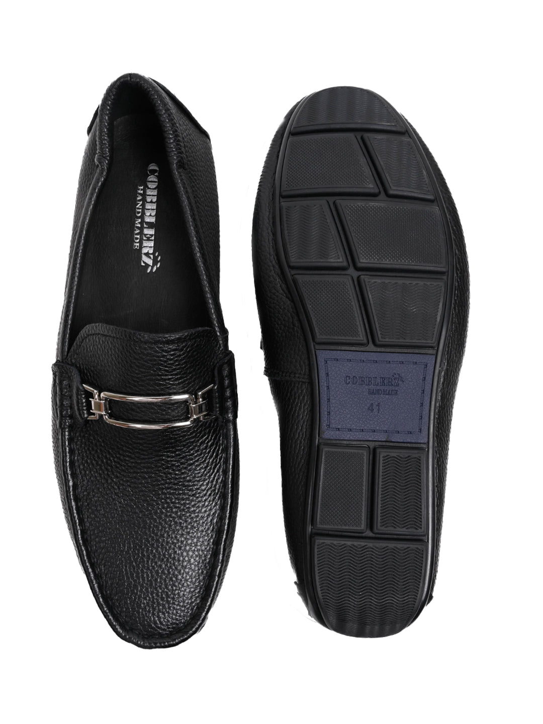 Men, Men Footwear, Black Driving Shoes