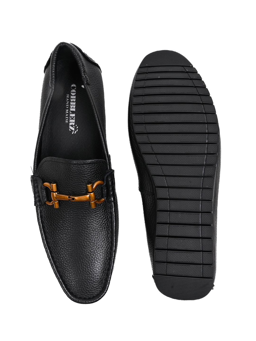 Men, Men Footwear, Black Driving Shoes