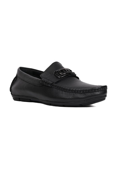 Men, Men Footwear, Black Driving Shoes