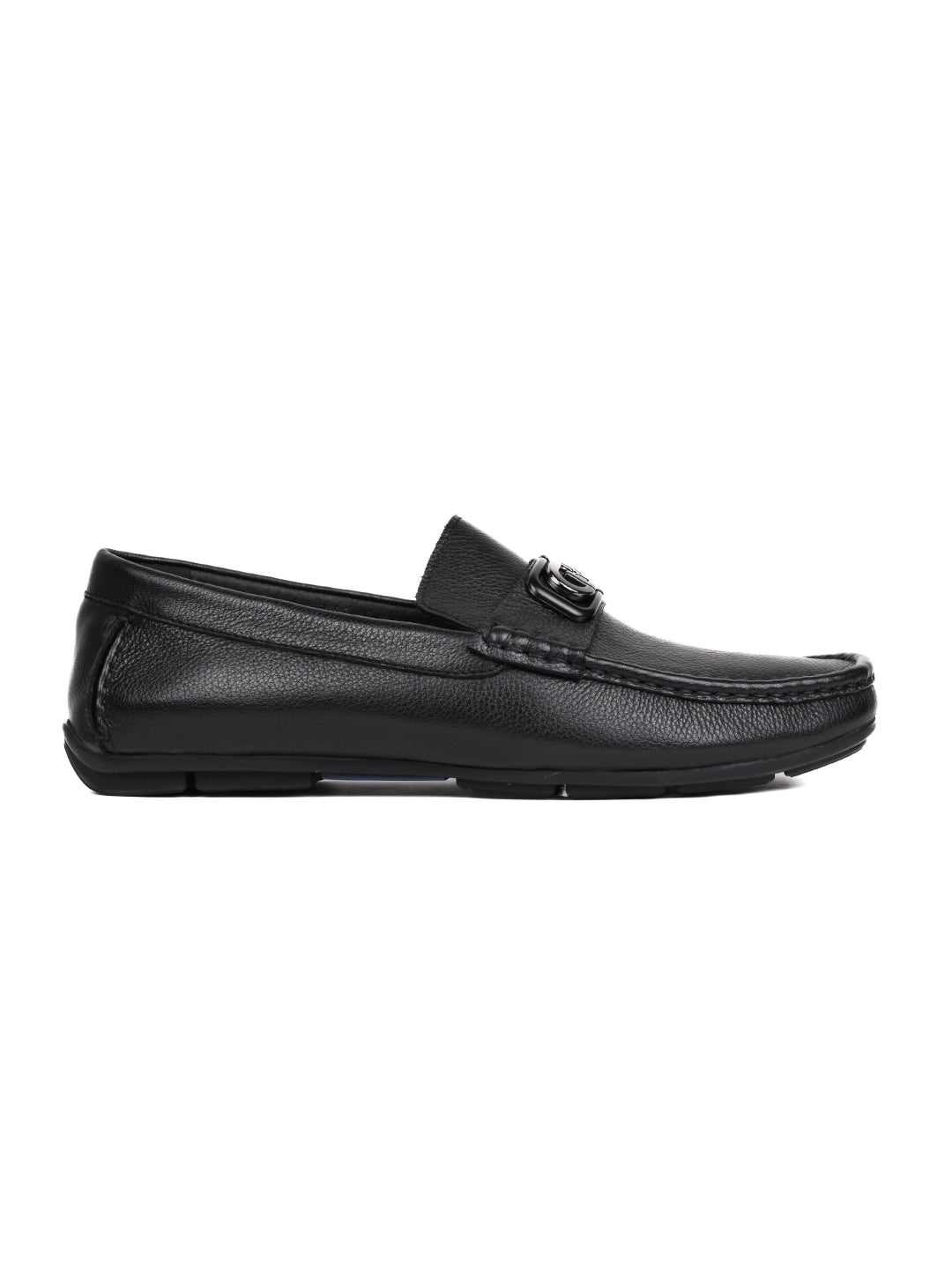 Men, Men Footwear, Black Driving Shoes