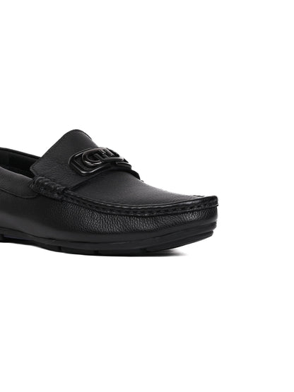 Men, Men Footwear, Black Driving Shoes