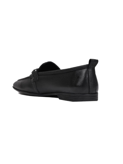 Men, Men Footwear, Black Loafers