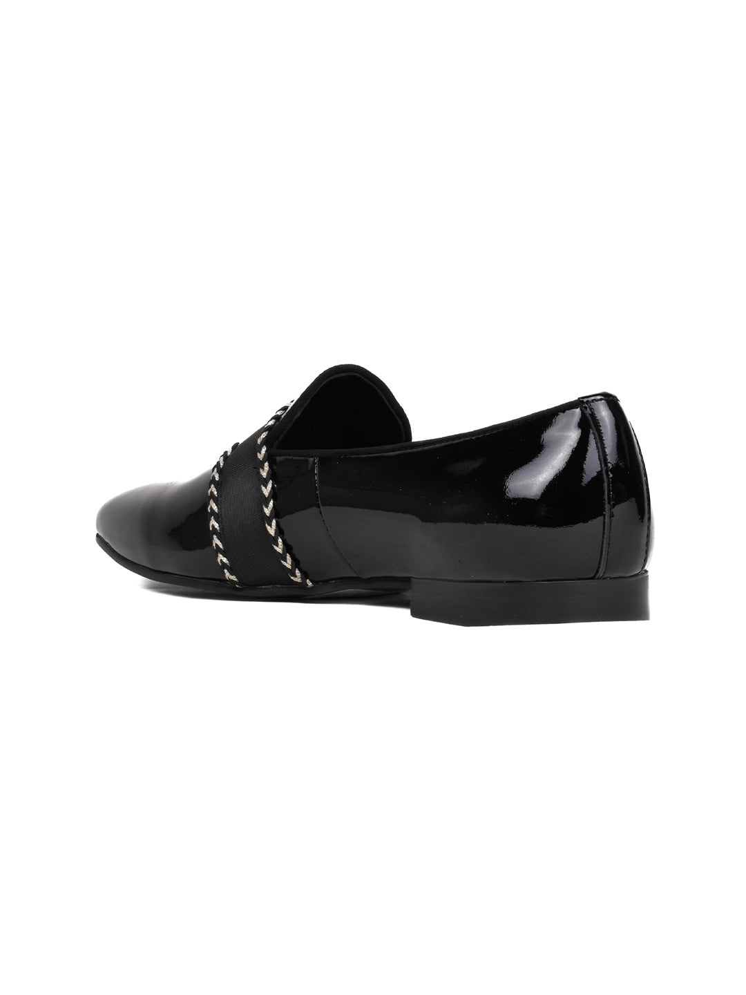 Men, Men Footwear, Black Loafers