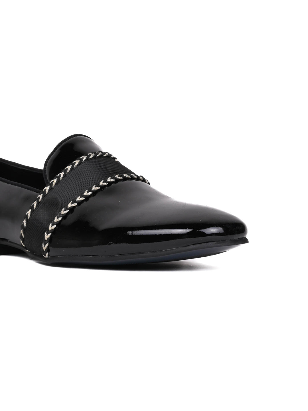 Men, Men Footwear, Black Loafers