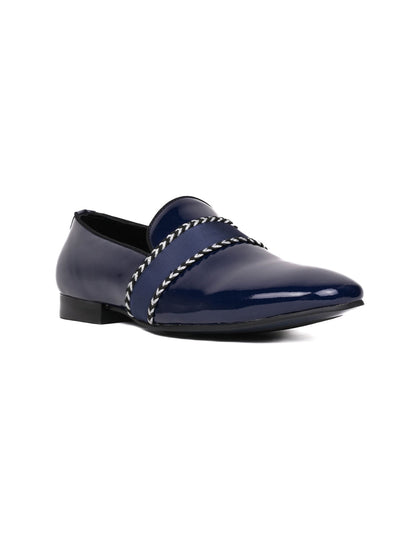 Men, Men Footwear, Blue Loafers