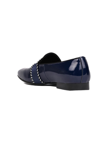 Men, Men Footwear, Blue Loafers