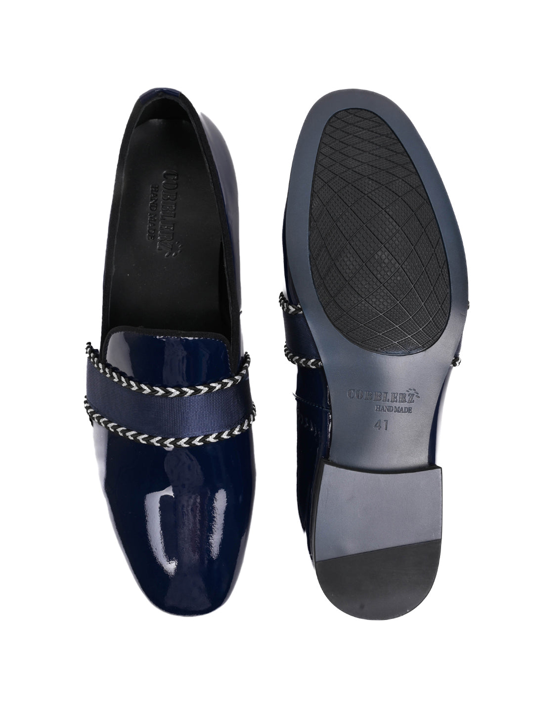 Men, Men Footwear, Blue Loafers