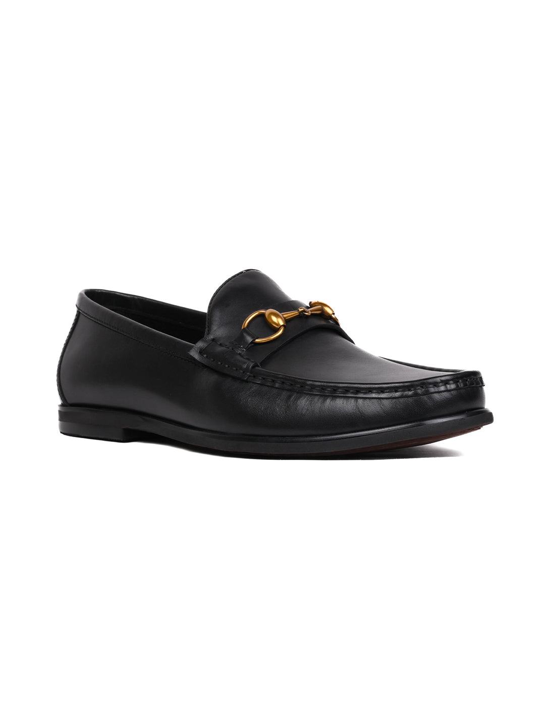 Men, Men Footwear, Black Formal Loafers