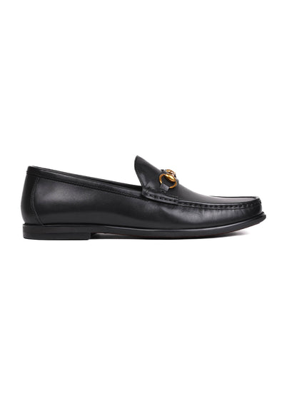 Men, Men Footwear, Black Formal Loafers