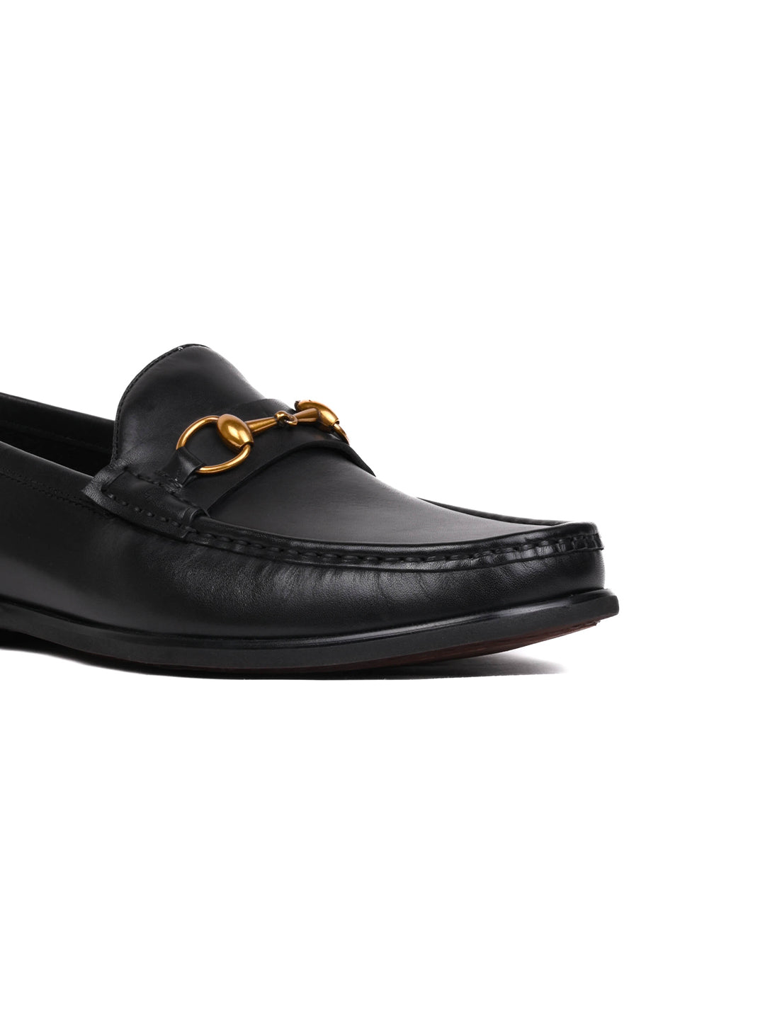 Men, Men Footwear, Black Formal Loafers