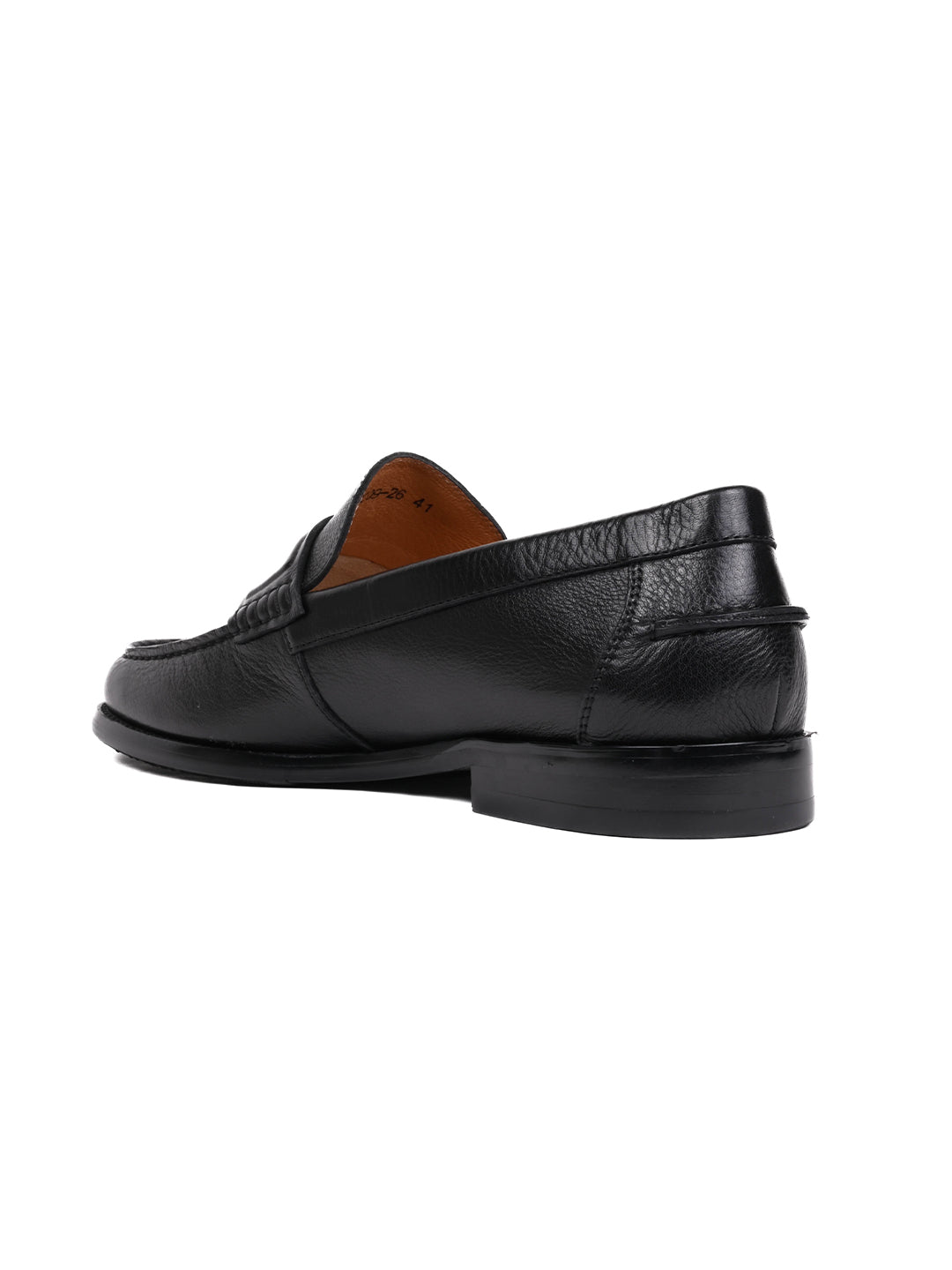 Men, Men Footwear, Black Formal Loafers