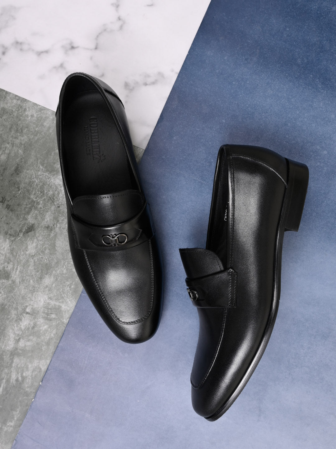 Men, Men Footwear, Black Formal Loafers