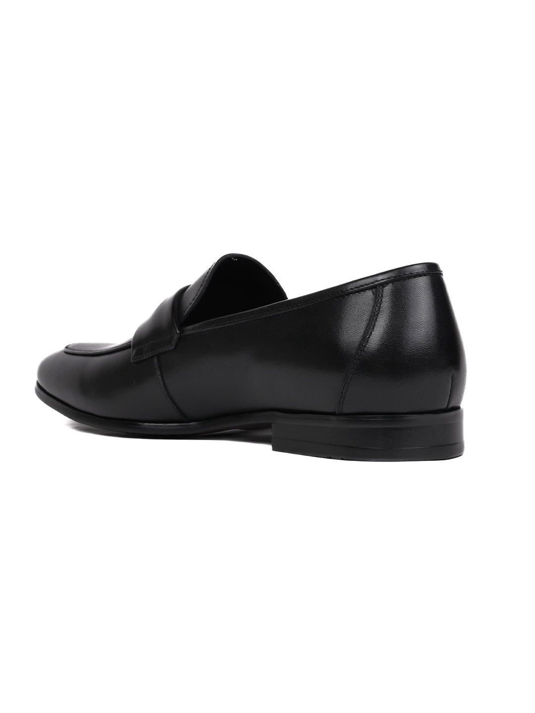 Men, Men Footwear, Black Formal Loafers