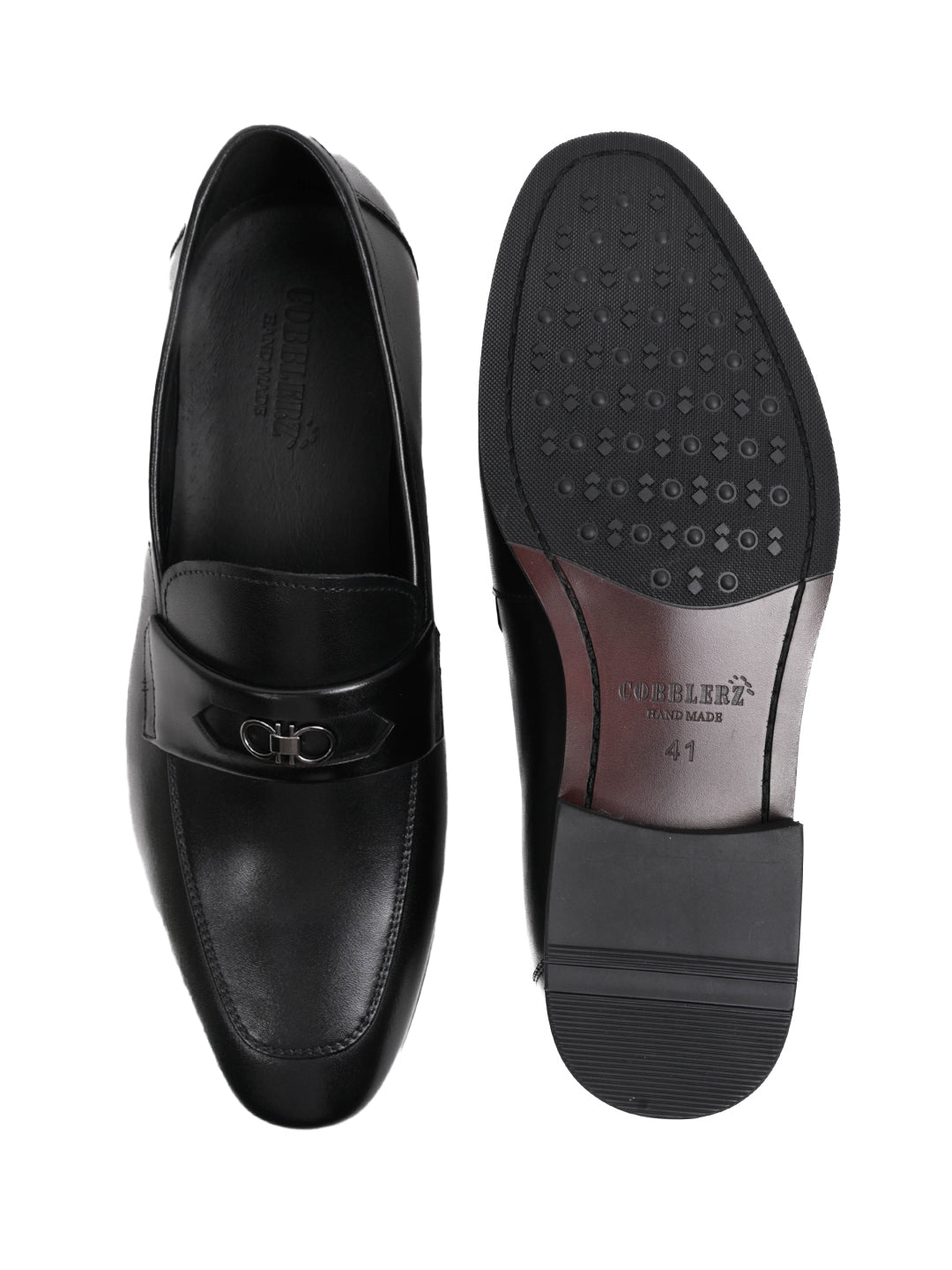 Men, Men Footwear, Black Formal Loafers