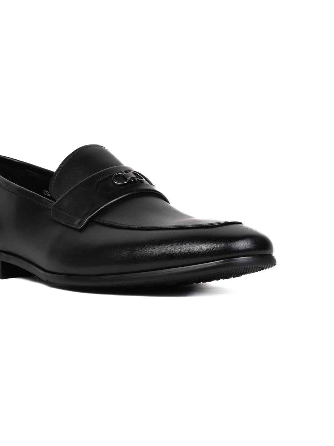 Men, Men Footwear, Black Formal Loafers