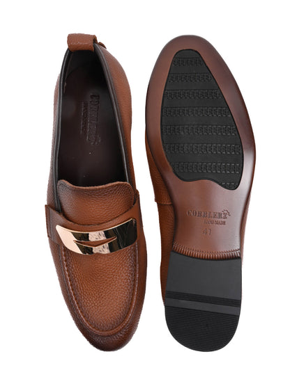 Men, Men Footwear, Tan Loafers