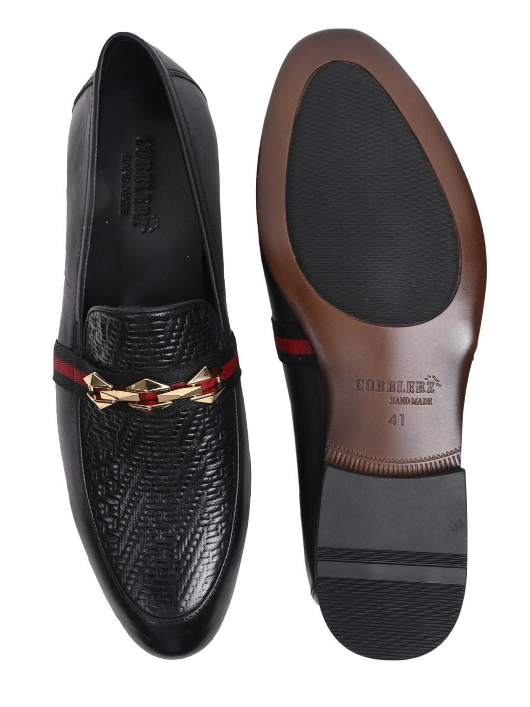 Men, Men Footwear, Black Loafers