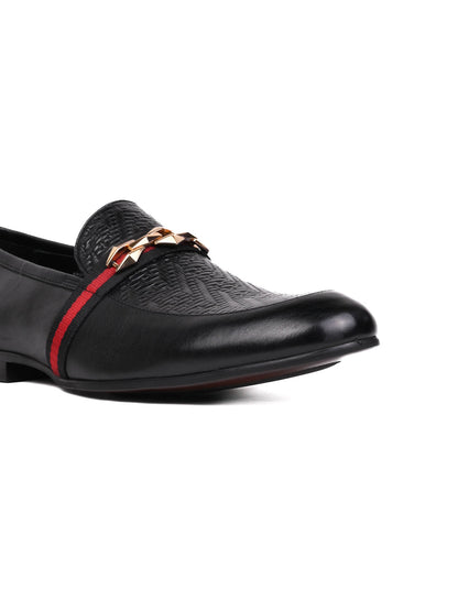 Men, Men Footwear, Black Loafers