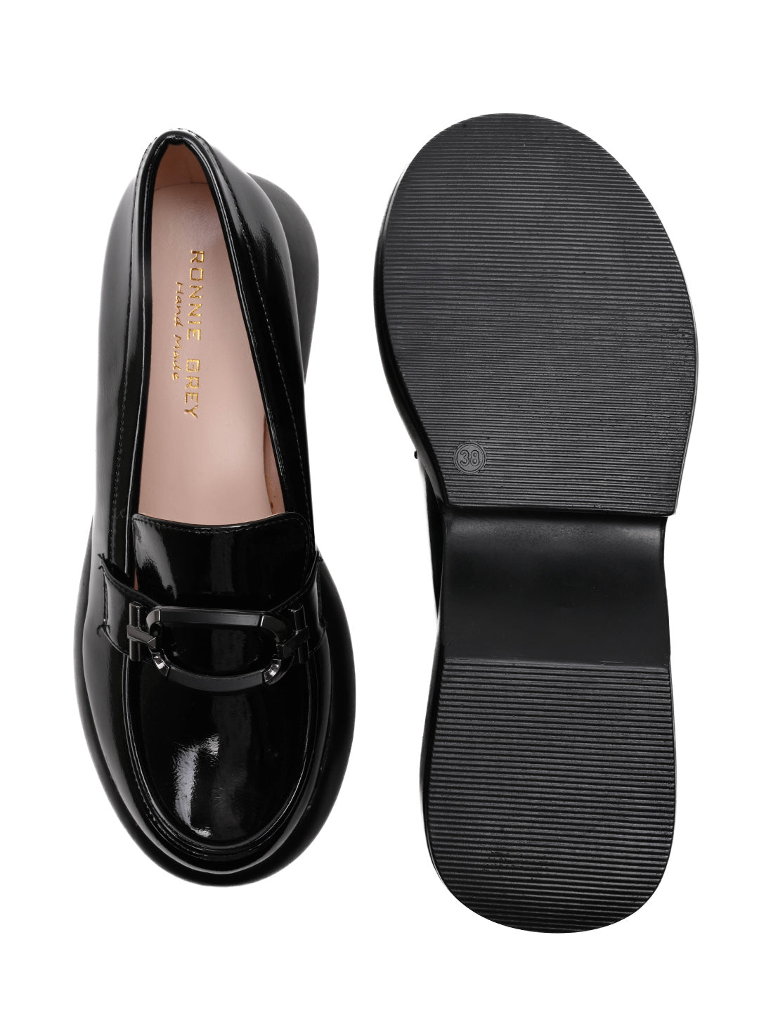 Women, Women Footwear, Black Loafers