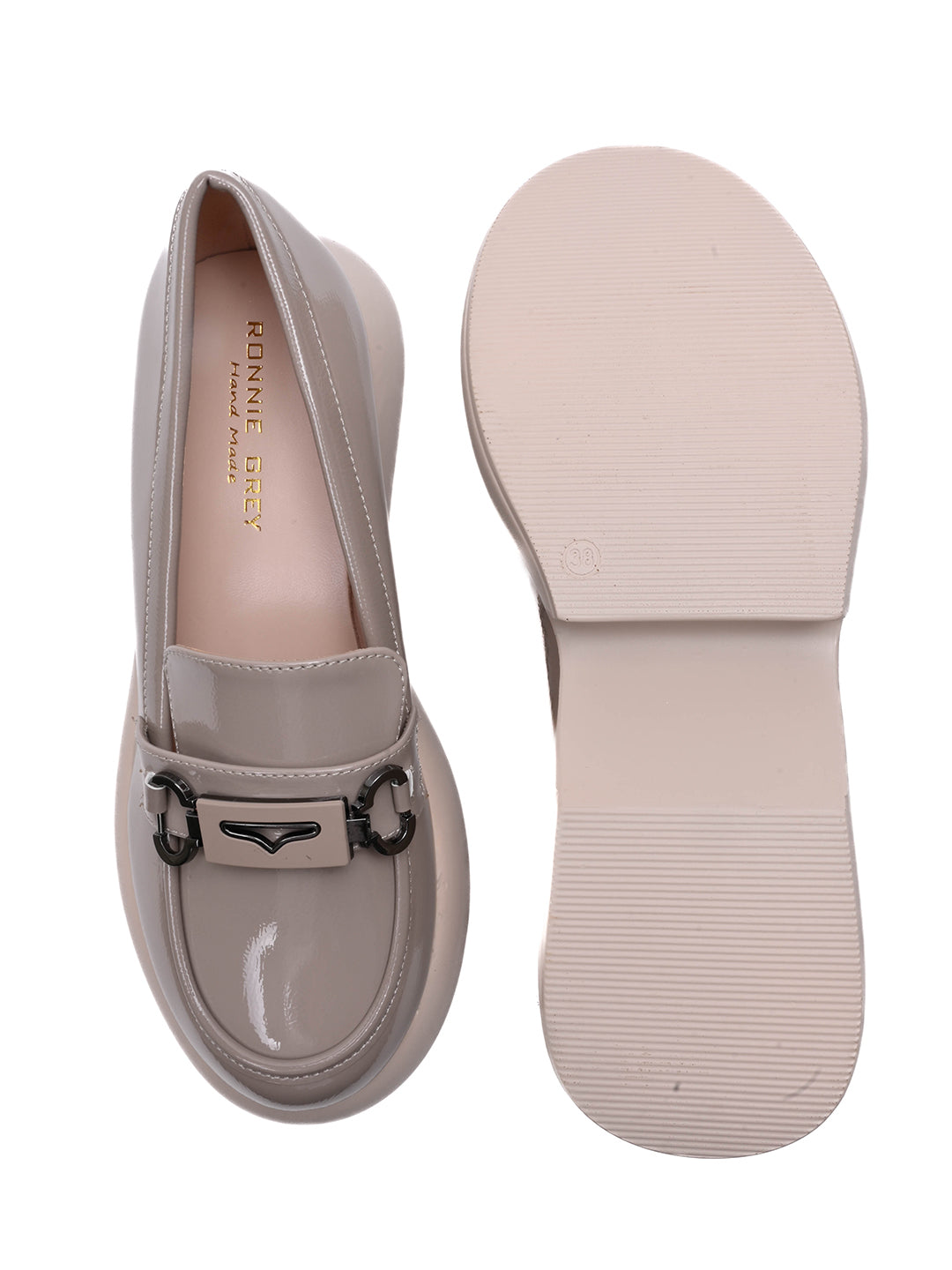 Women, Women Footwear, Khaki Loafers