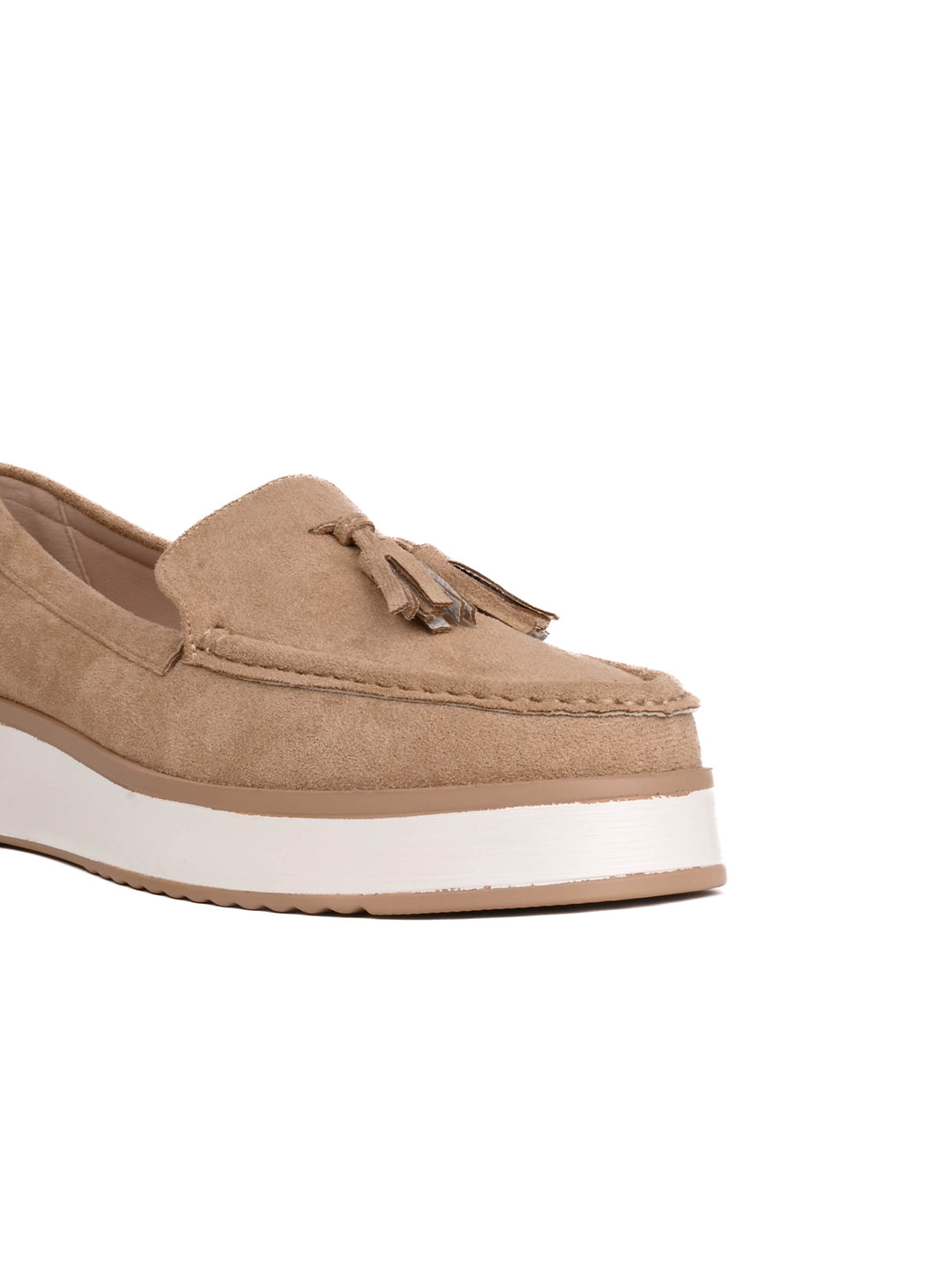 Women, Women Footwear, Beige Loafers