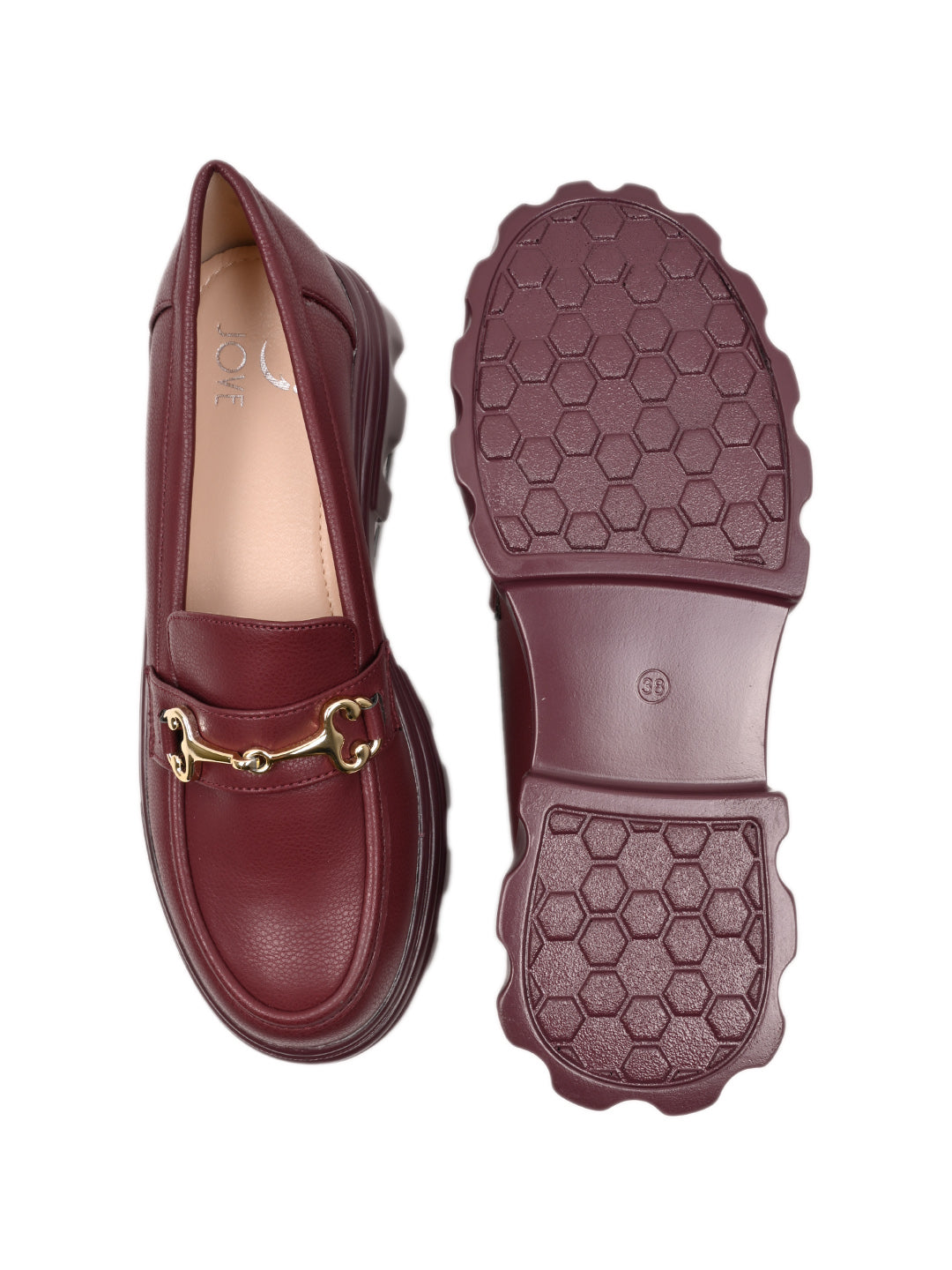 Women, Women Footwear, Maroon Loafers