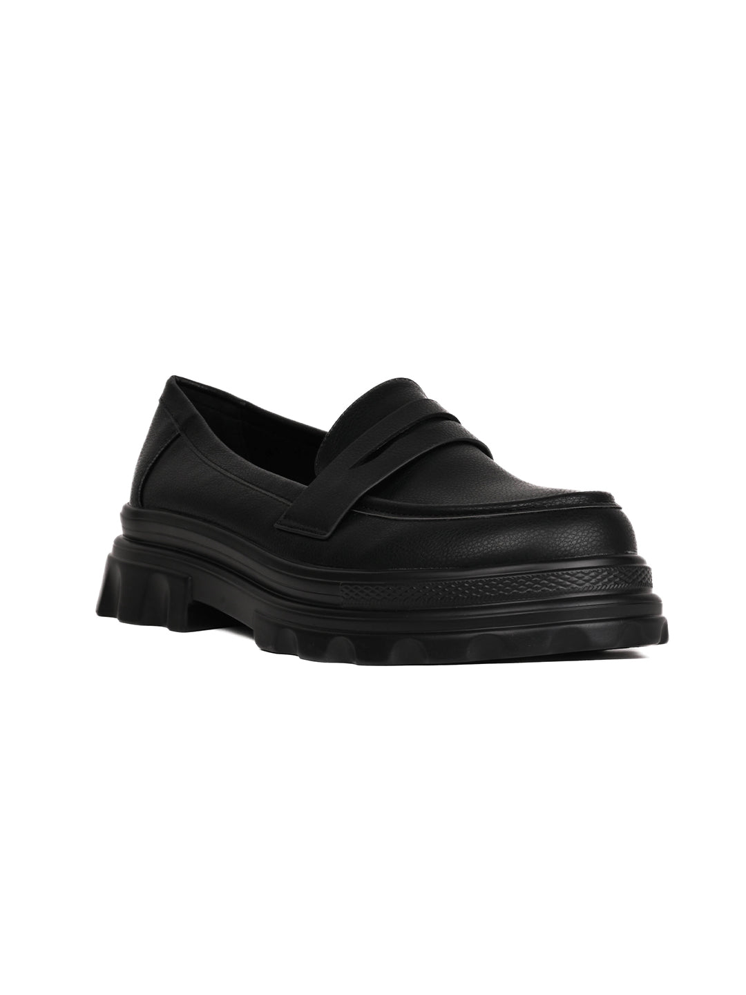 Women, Women Footwear, Black Loafers