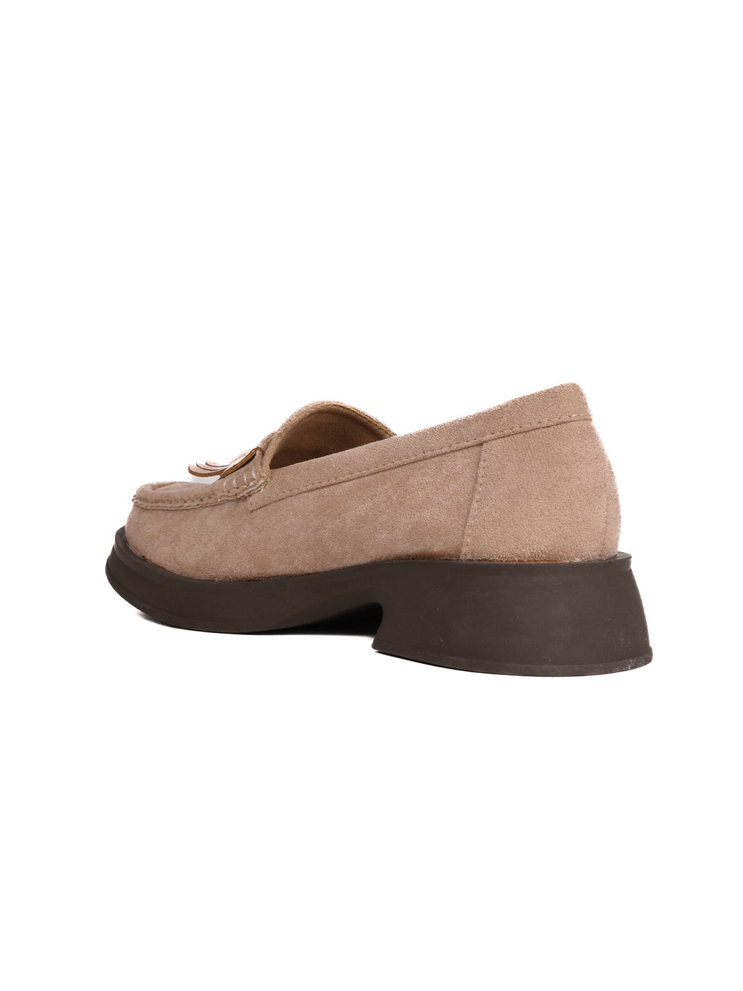 Women, Women Footwear, Khaki Loafers