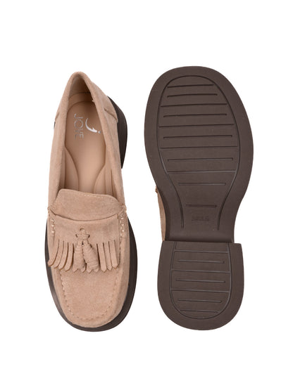 Women, Women Footwear, Khaki Loafers